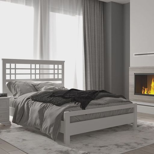 Кровать «Герда», белая